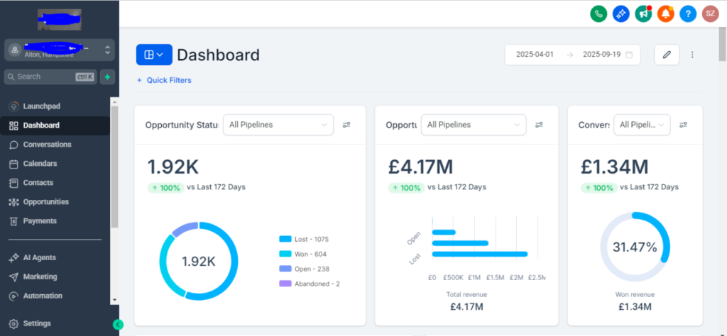 GoHighLevel workflow automation build 1